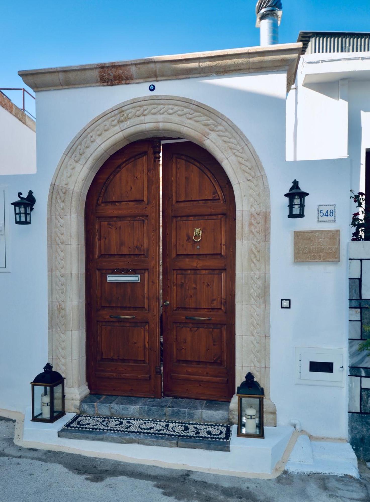 Villa Patitiri Traditional House With Hot Tub Archangelos  Exterior foto