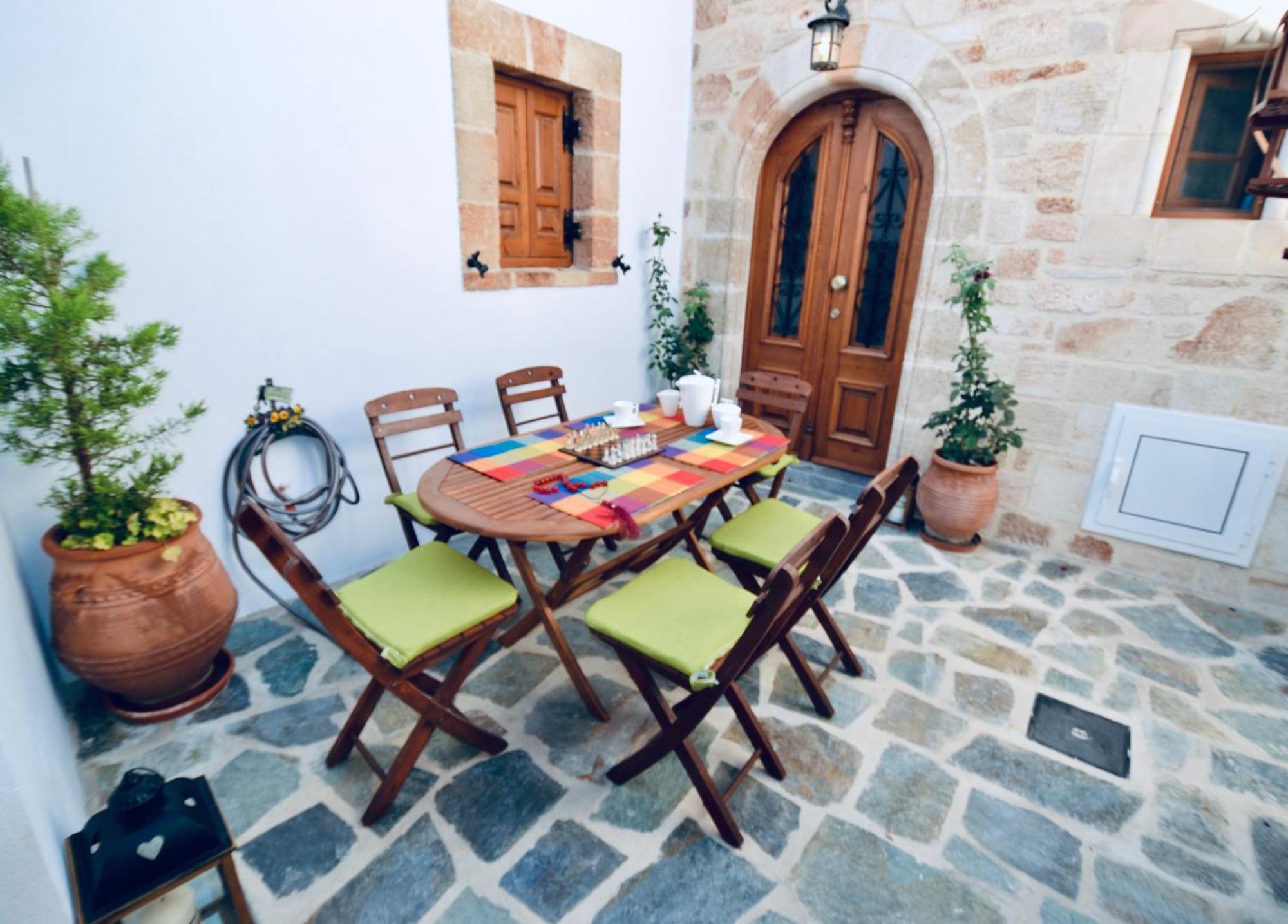 Villa Patitiri Traditional House With Hot Tub Archangelos  Exterior foto